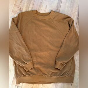 American Eagle Outfitters Tan Crewneck Sweater